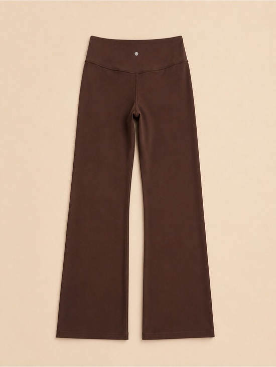 Yogalicious Pants - Yogalicious Wide-Leg High-Rise Pants - Brown